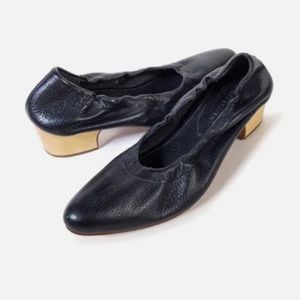 Rachel Comey Leather Wooden Block Heel Pumps 10